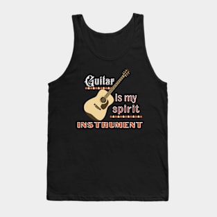 Musical instruments  are my spirit, acoustic guitar. Tank Top